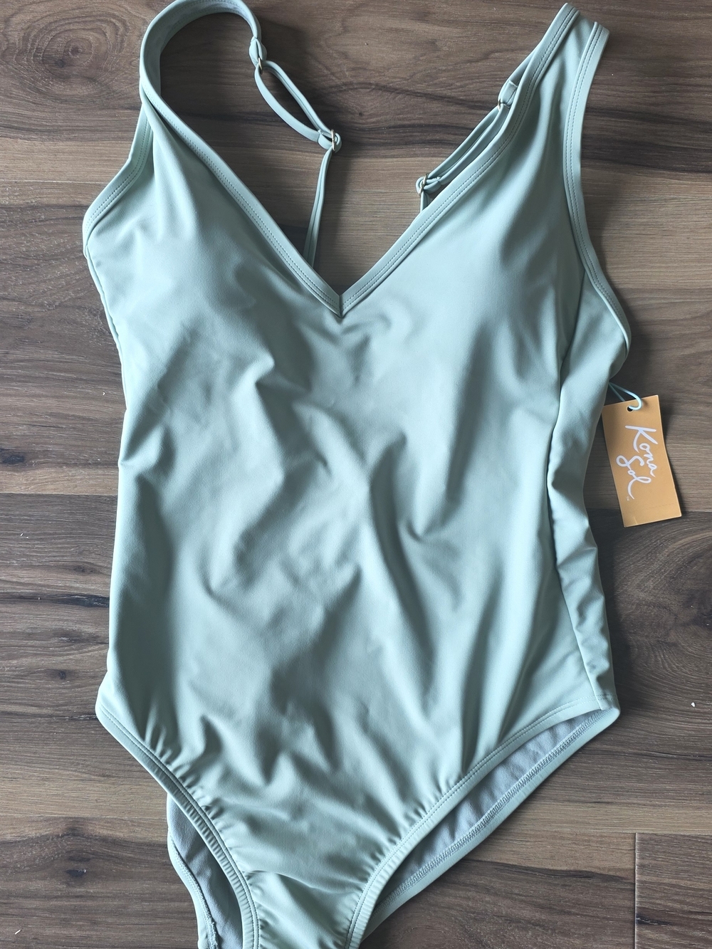 Kona Sol One-Piece Swimsuit – Sage Green – NWT - Picture 2 of 3